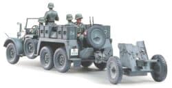 田宫 35259 1/35 德军 克虏伯牵引车 37厘米反坦克炮牵引型 - 图片 2