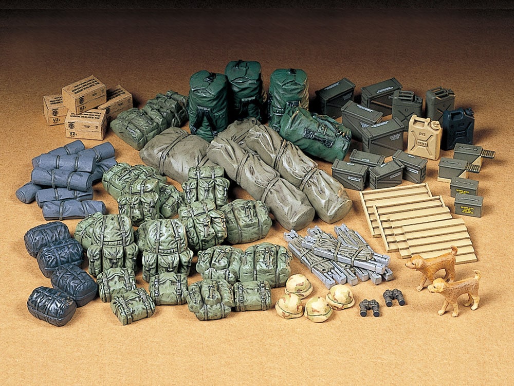 35266_1 (1) 田宫 35266 1/35 美军 现代车辆装备品套装 - 图片 1
