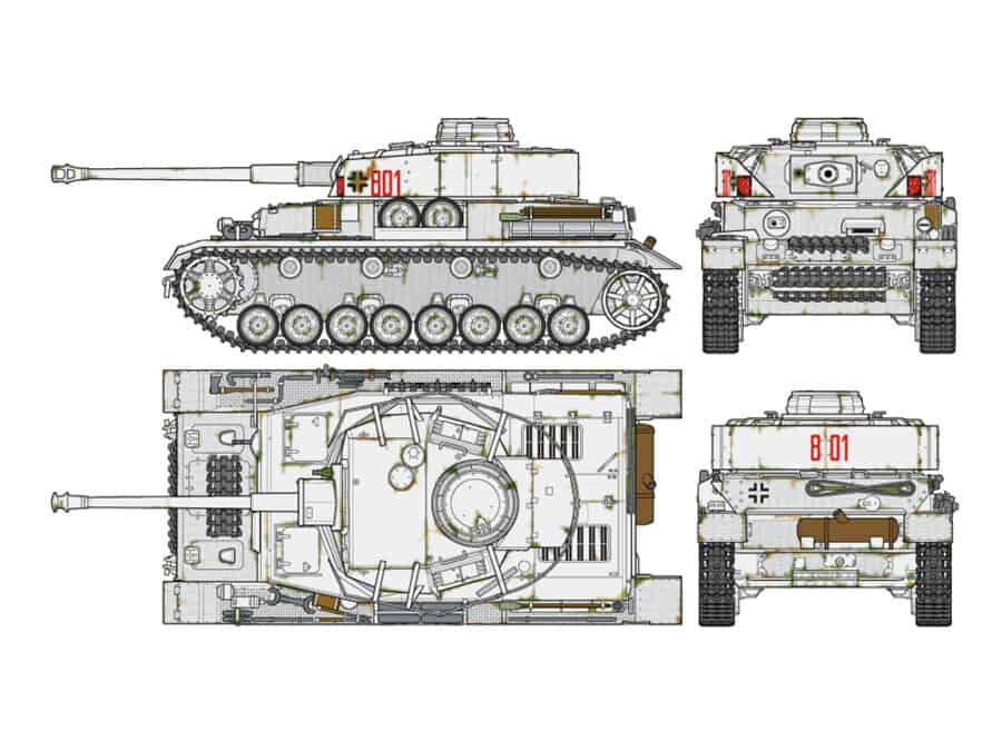 田宫 36211 1/16 德国 IV号坦克J型 (带马达) - 图片 8