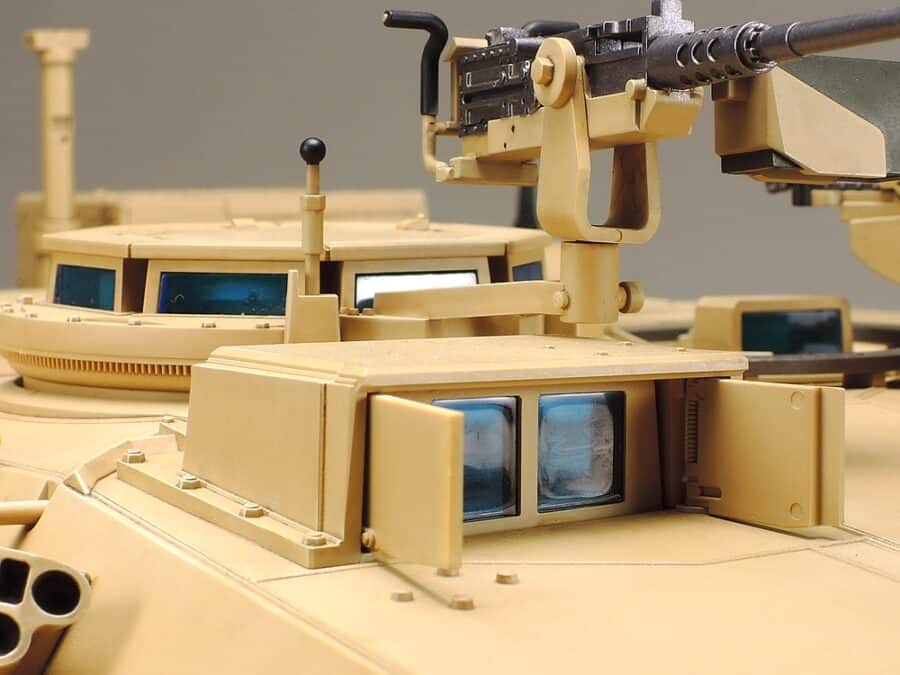 田宫 36212 1/16 美国 主战坦克 M1A2 艾布拉姆斯（展示模型） - 图片 7