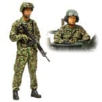 田宫 36316 1/16 陆上自卫队 坦克乘员组