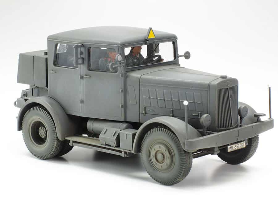 田宫 37027 1/48 德国重型拖拉机 SS-100 & amp; 88mm 高射炮 Flak37 套装 - 图片 3