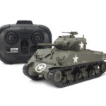 田宫 48217 1/35 RC遥控坦克 美军 M4A3 谢尔曼中坦克