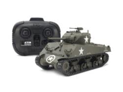田宫 48217 1/35 RC遥控坦克 美军 M4A3 谢尔曼中坦克