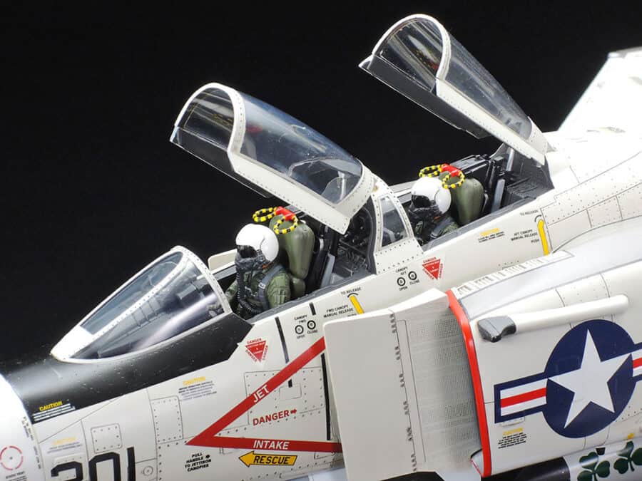 田宫 60308 1/32 麦克唐纳 F-4J 鬼怪II战斗机 海军版 - 图片 4