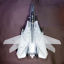 田宫 60313 1/32 F-14A 雄猫式战斗机 VF-154 黑骑士 - 图片 8