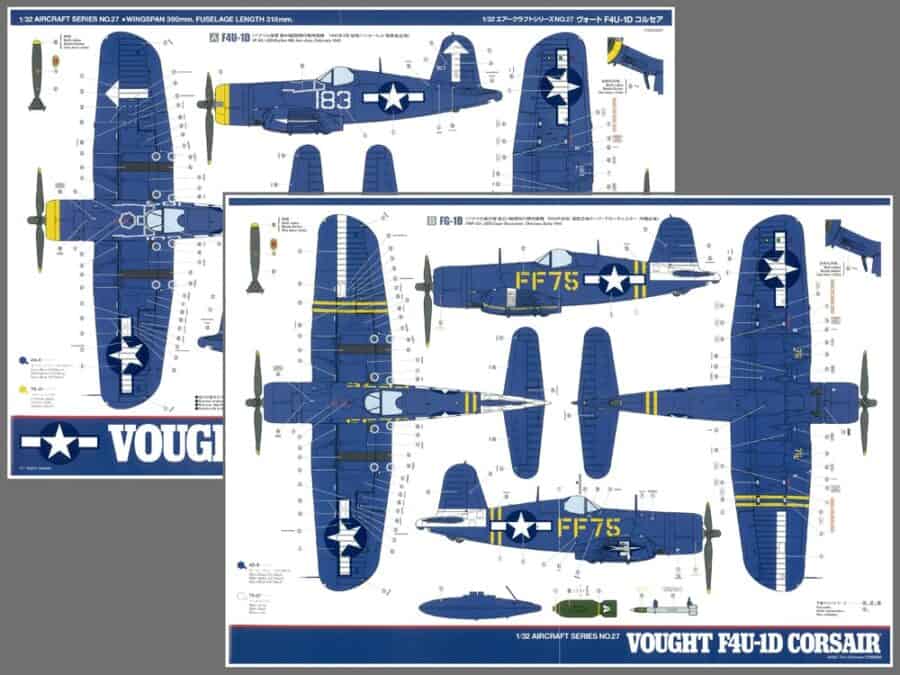 田宫 60327 1/32 沃特 F4U-1D 海盗战斗机 - 图片 16