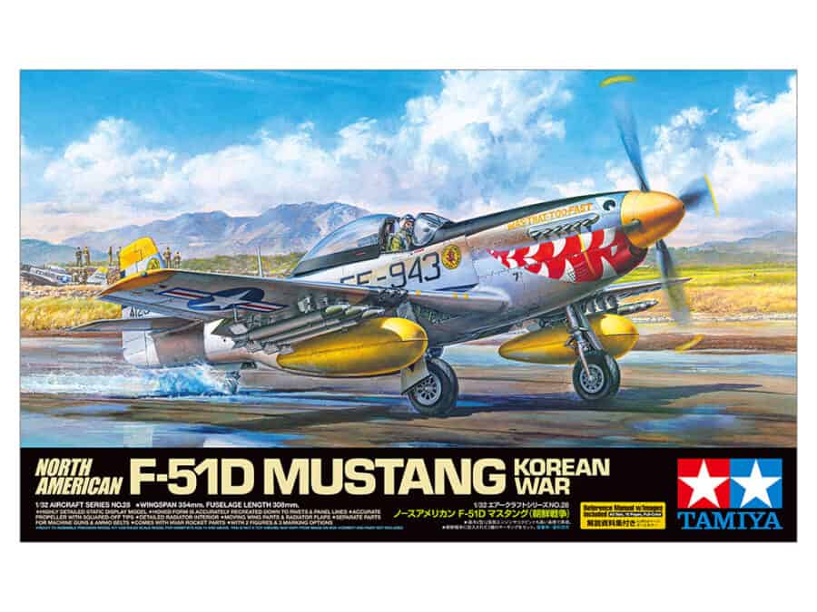 田宫 60328 1/32 北美 F-51D 野马式战斗机 （朝鲜战争） - 图片 2