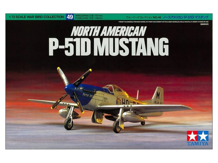 田宫 60749 1/72 北美 P-51D 野马式战斗机 - 图片 2