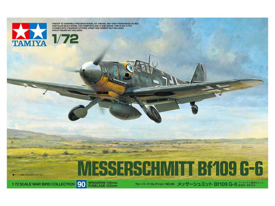 田宫 60790 1/72 梅塞施密特 Bf109战斗机 G-6型 - 图片 2
