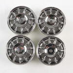 田宫 84157 RC M-Chassis 11-Spoke Racing Wheels (Chrome)