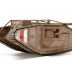 田宫 30057 1/35 WWI 英国 Mk.IV坦克 雄性型 (马达驱动)
