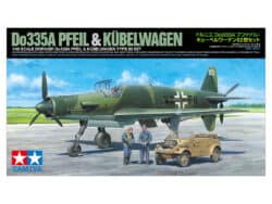 田宫 25206 1/48 道尼尔 Do335a Pfeil 战斗机 & 82式水桶车 套装 - 图片 2