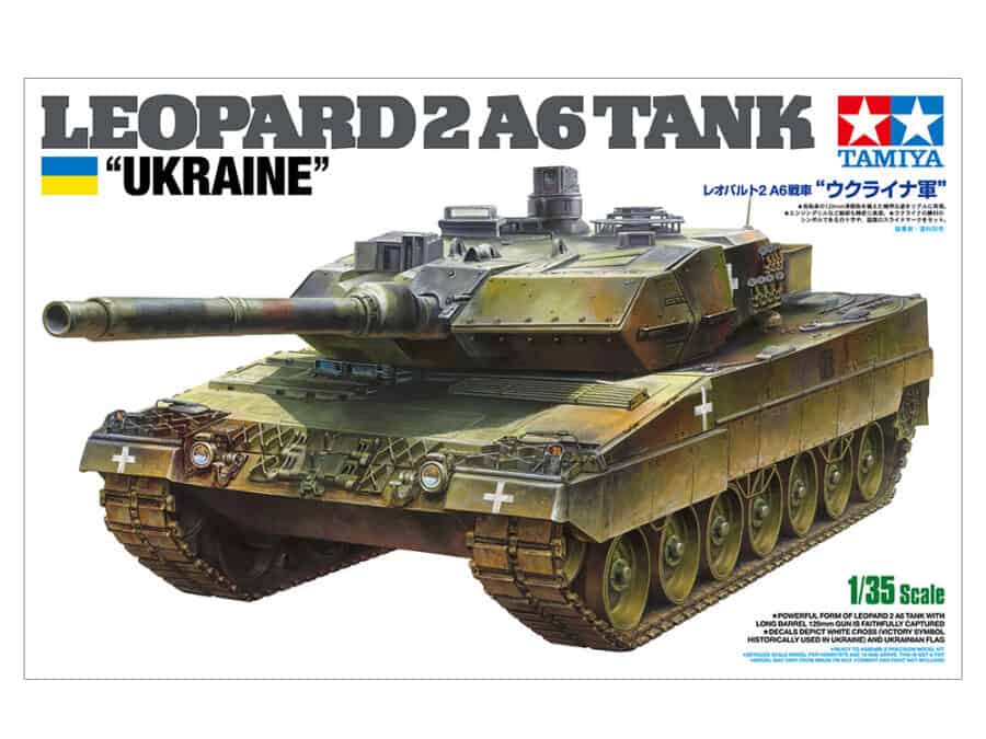 田宫 25207 1/35 豹2型A6主战坦克 〈乌克兰军〉 - 图片 2