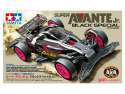 田宫 95648 1/32 迷你四驱车 超级阿凡达 Jr.  Super Avante Jr. 黑色特别版 (VZ底盘) - 图片 2