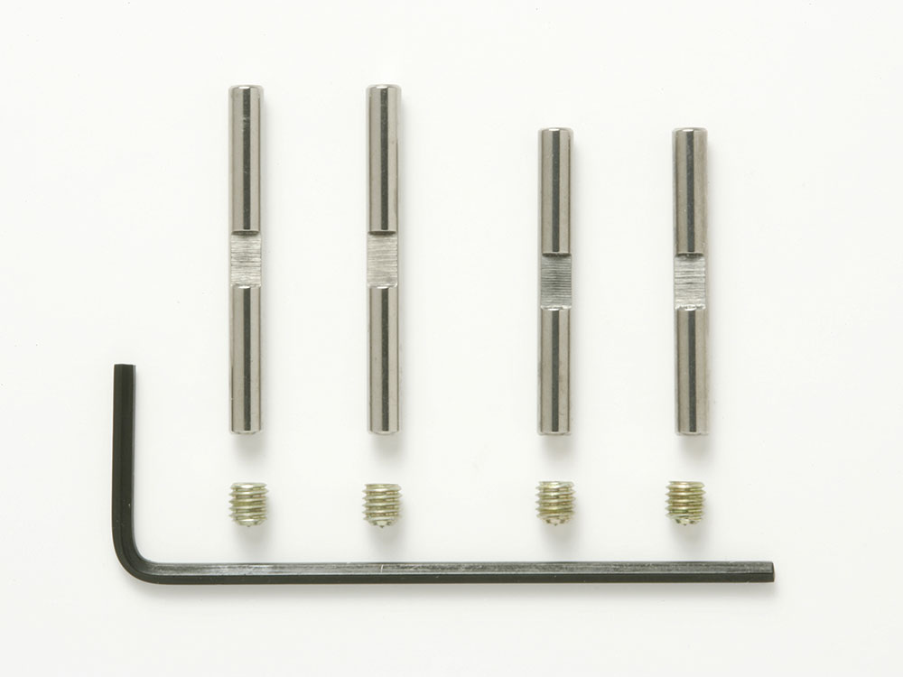 53825_1 田宫 53825 TB Evo. IV 2.6mm 不锈钢 悬挂轴套装 - 图片 1