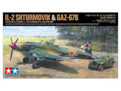 田宫 25212 1/48 伊留申 伊尔-2攻击机 & GAZ-67B 套装 - 图片 2