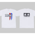 田宫 67243 Tamiya Racing Factory T恤 条纹A型 白色 加大码