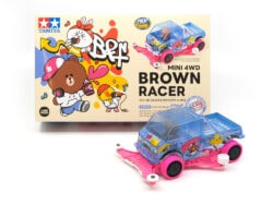 [预订] 田宫 92443 1/32 迷你四驱车 LINE FRIENDS BROWN Racer 熊大赛车 (FM-A底盘) - 图片 2