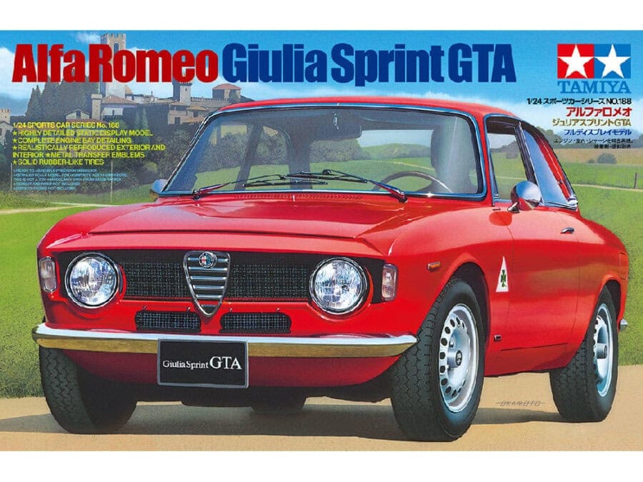 田宫 24188 1/24 阿尔法罗密欧 Giulia Sprint GTA - 图片 2