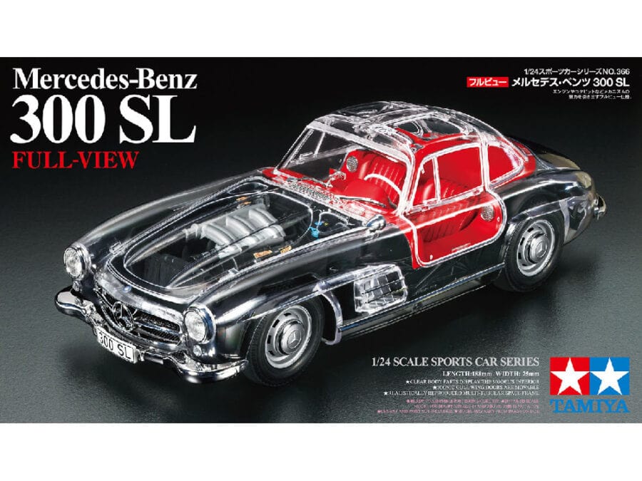 田宫 24366 1/24 "全透视" 梅赛德斯-奔驰 300 SL - 图片 2