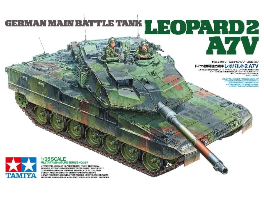 田宫 35387 1/35 德国 豹2型主战坦克 A7V - 图片 2