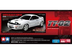 田宫 47500 1/10 RC遥控车 丰田 Celica GT-Four RC (ST185) (白色已上色车壳版) (TT-02底盘) - 图片 2