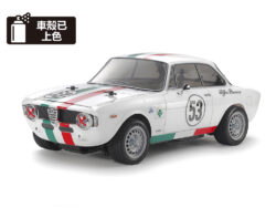 田宫 47501 1/10 RC遥控车 阿尔法罗密欧 Giulia Sprint GTA Club Racer (白色已上色车壳) (MB-01底盘)