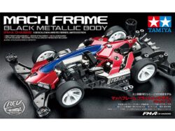 田宫 95673 1/32 迷你四驱车 音速机甲 Mach Frame 电镀黑色车壳版 (FM-A底盘) - 图片 2