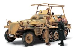 田宫 32550 1/48 德国 无线指挥车 Sd.Kfz.250/3 半履带车 "狮鹫"