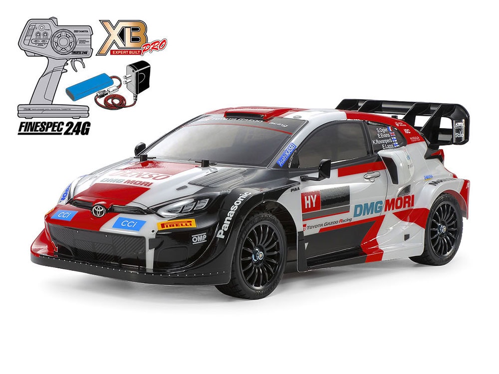 57938_1 田宫 57938 1/10 RC遥控车 XB完成品系列 丰田 Gazoo Racing WRT/GR Yaris Rally1 Hybrid (TT-02底盘) - 图片 1
