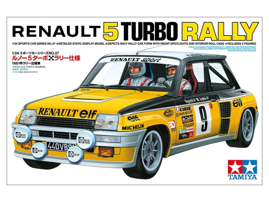 田宫 24027 1/24 雷诺 5 Turbo Rally - 图片 2