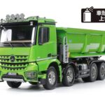 田宫 47523 1/14 RC遥控货车 梅赛德斯-奔驰 Arocs 4151 8x4 自卸车 (糖果绿版本)