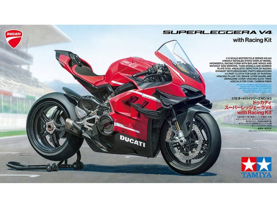 田宫 14143 1/12 杜卡迪 Superleggera V4 连 赛车套件 - 图片 2