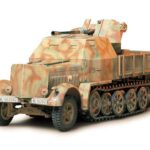 田宫 35144 1/35 德国 Sd.Kfz. 7/2 8吨装甲半履带车 3.7 cm对空机关炮搭载型