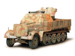 田宫 35144 1/35 德国 Sd.Kfz. 7/2 8吨装甲半履带车 3.7 cm对空机关炮搭载型