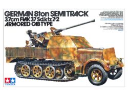 田宫 35144 1/35 德国 Sd.Kfz. 7/2 8吨装甲半履带车 3.7 cm对空机关炮搭载型 - 图片 2