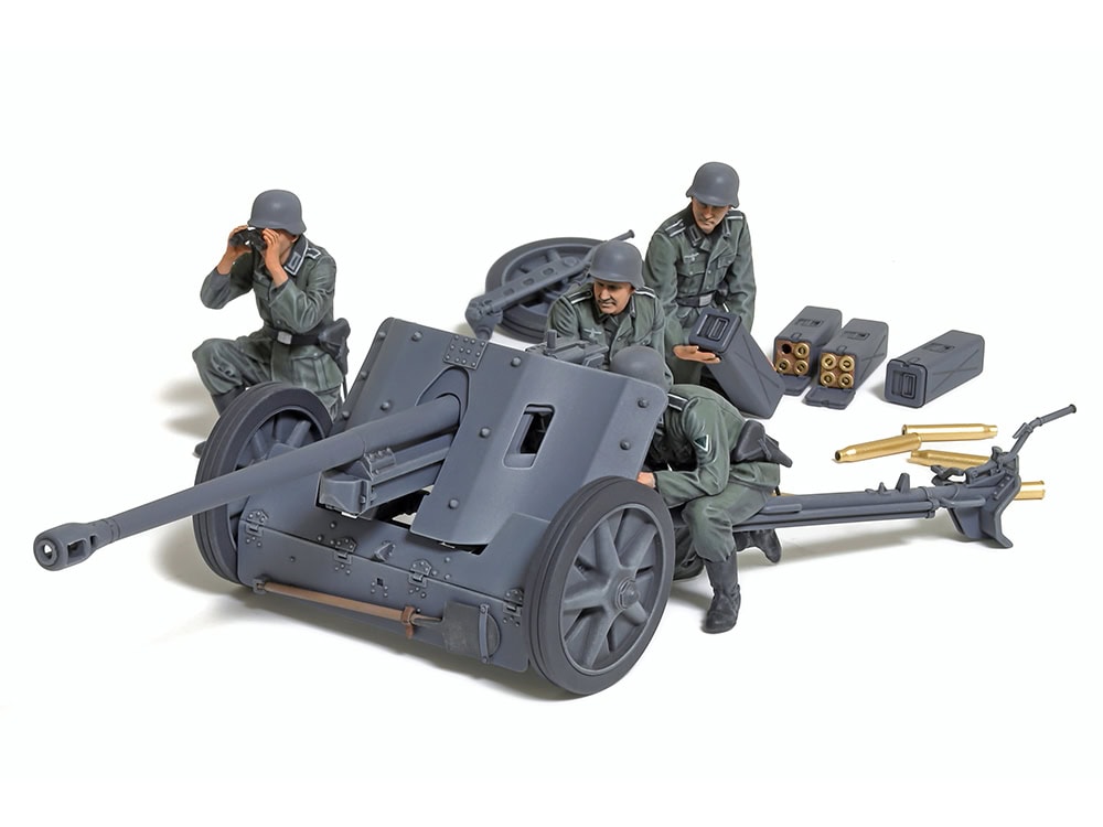35392_01a 田宫 35392 1/35 德国 反坦克炮 Pak38 - 图片 1
