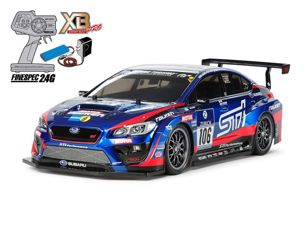 57907_1 田宫 57907 1/10 RC遥控车 XB完成品系列 富士 WRX STI 纽伯灵24小时耐力赛 (TT-02底盘) - 图片 1