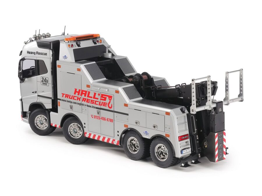 Tamiya 47528 1/14 RC Volvo FH16 Globetrotter 750 8x4 Tow Truck (Silver Edition) - 图片 3