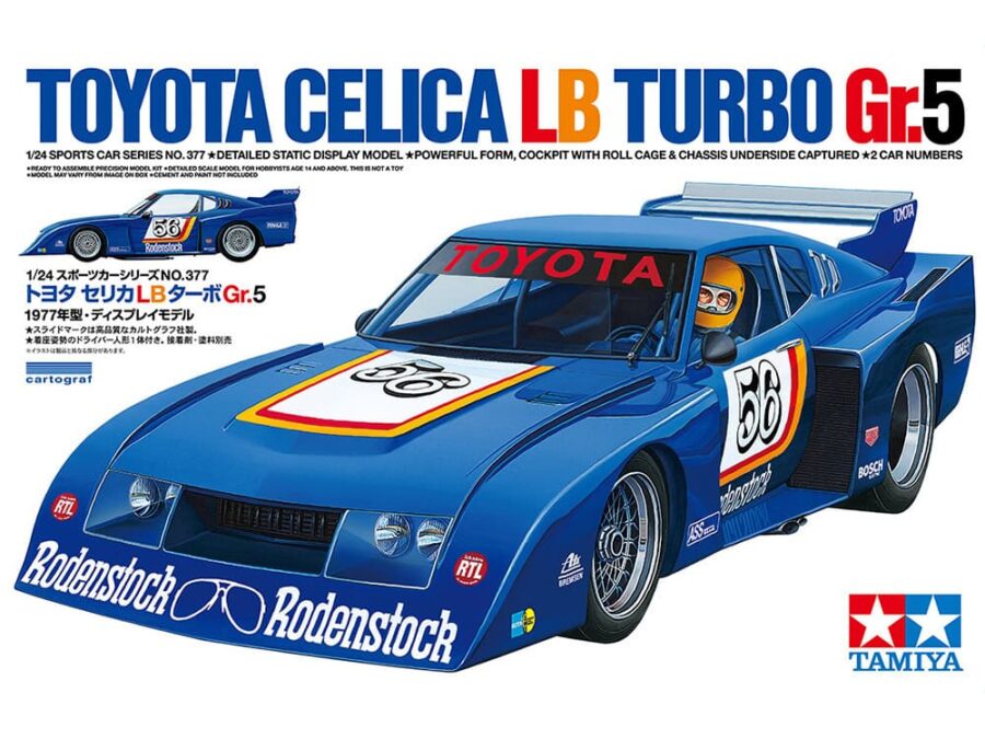 Tamiya 24377 1/24 Toyota Celica LB Turbo Gr.5 - 图片 2