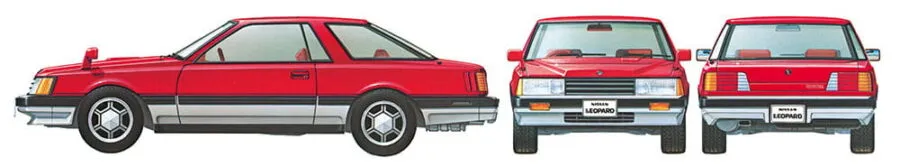 Tamiya 24378 1/24 SCALE NISSAN LEOPARD 2-DOOR HARDTOP 280X・SF-L - 图片 8