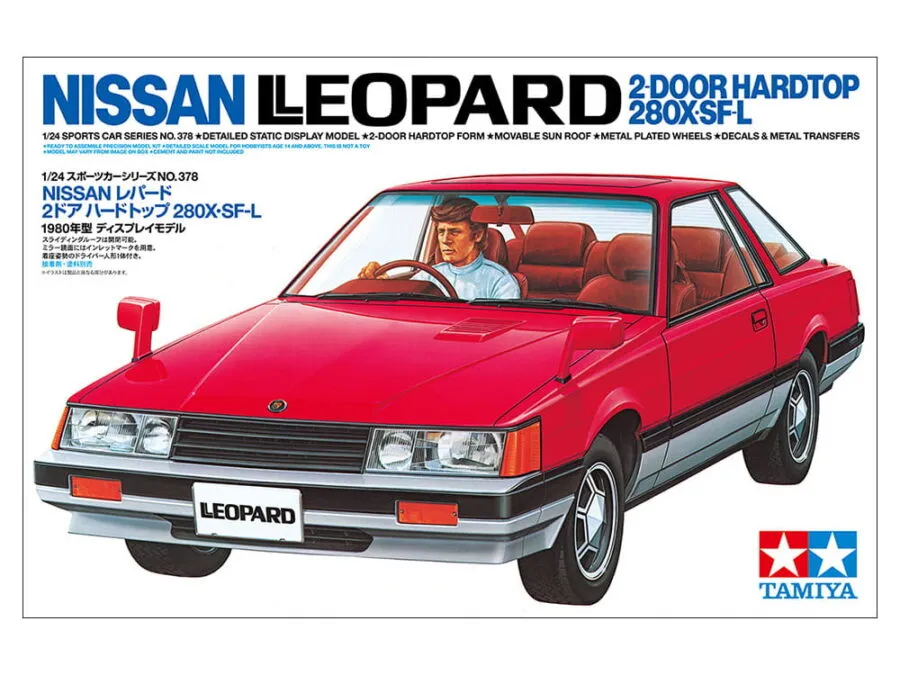 Tamiya 24378 1/24 SCALE NISSAN LEOPARD 2-DOOR HARDTOP 280X・SF-L - 图片 9