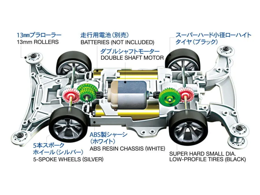 Tamiya 18664 1/32 SCALE Mini4WD Pro TYXIV (ME CHASSIS) - 图片 6